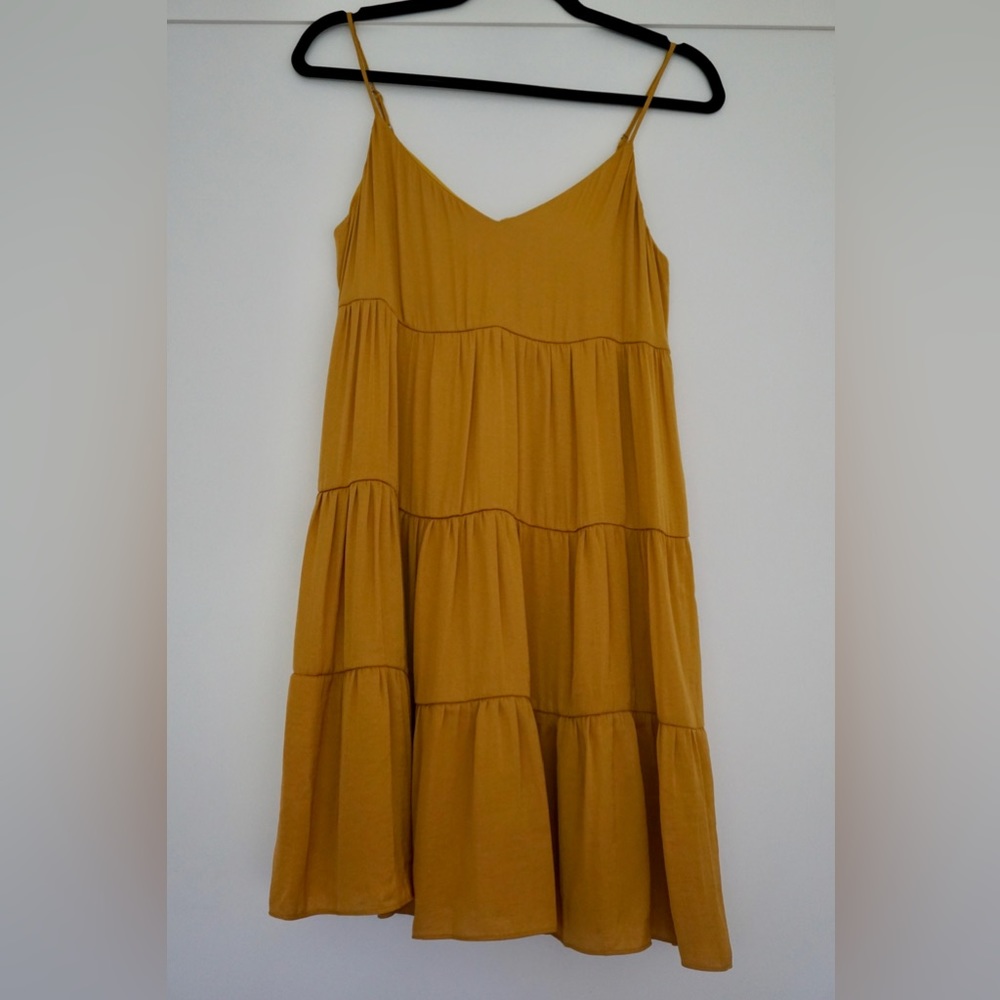 NAKED ZEBRA Mustard Mini Dress